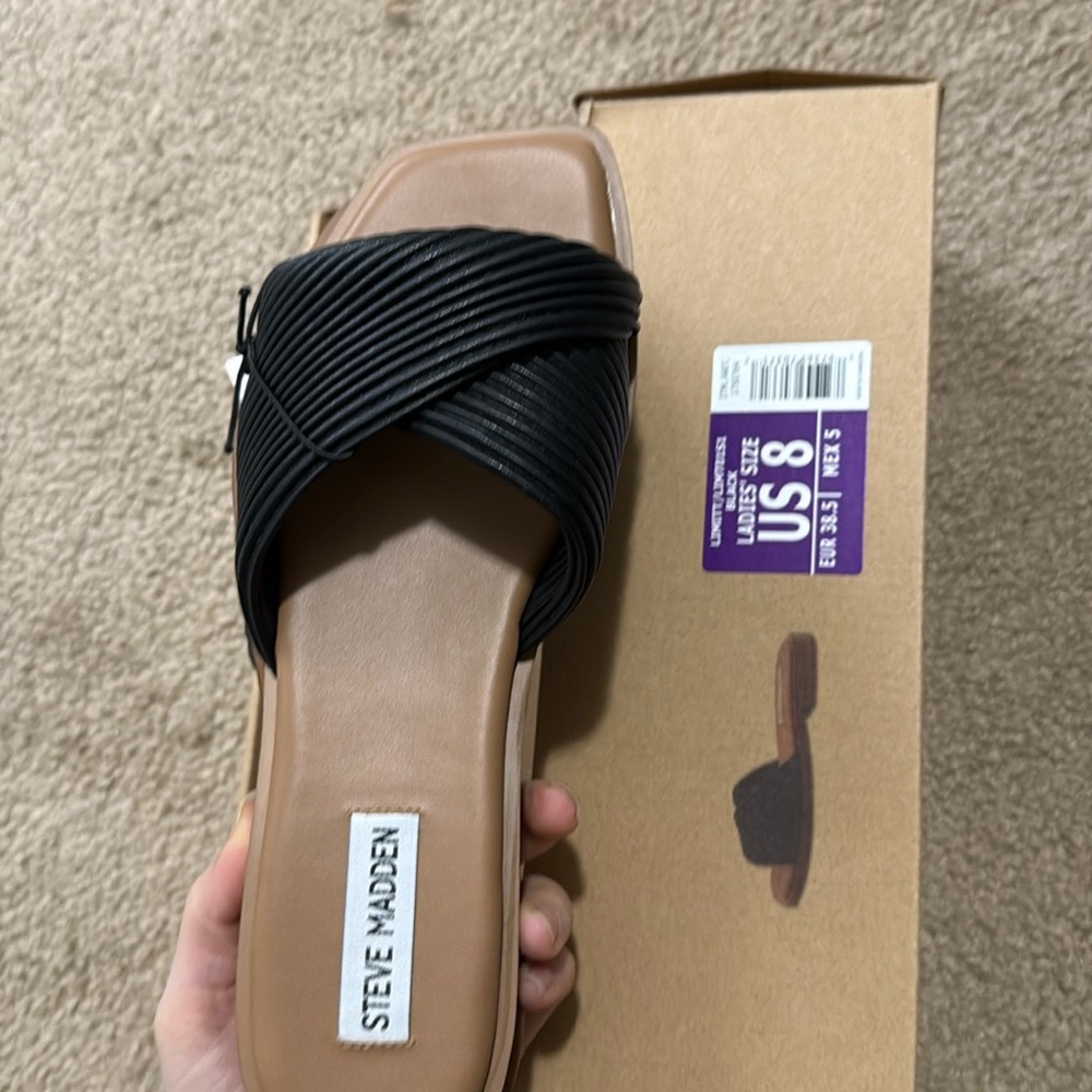 Brand new steve madden slides